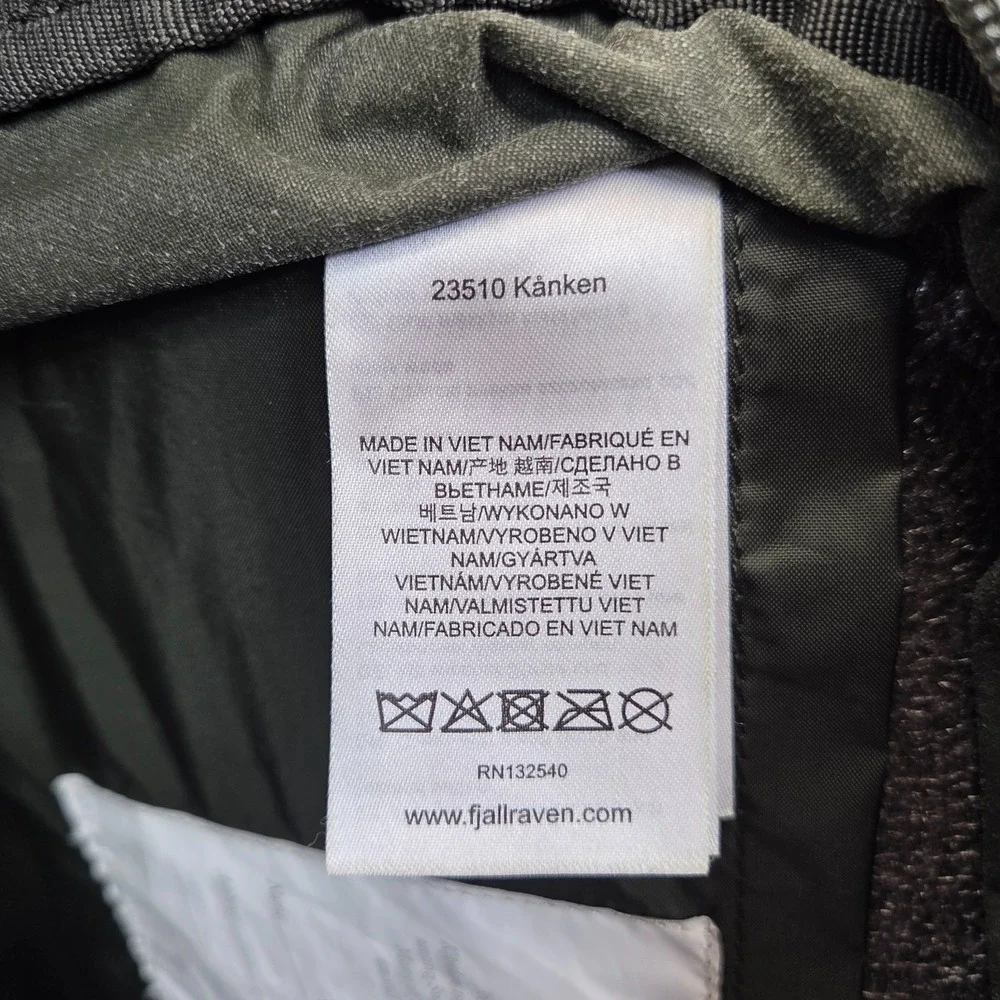 Fjallraven Kanken 23510 Classic Backpack Olive Green School Hiking Outdoor